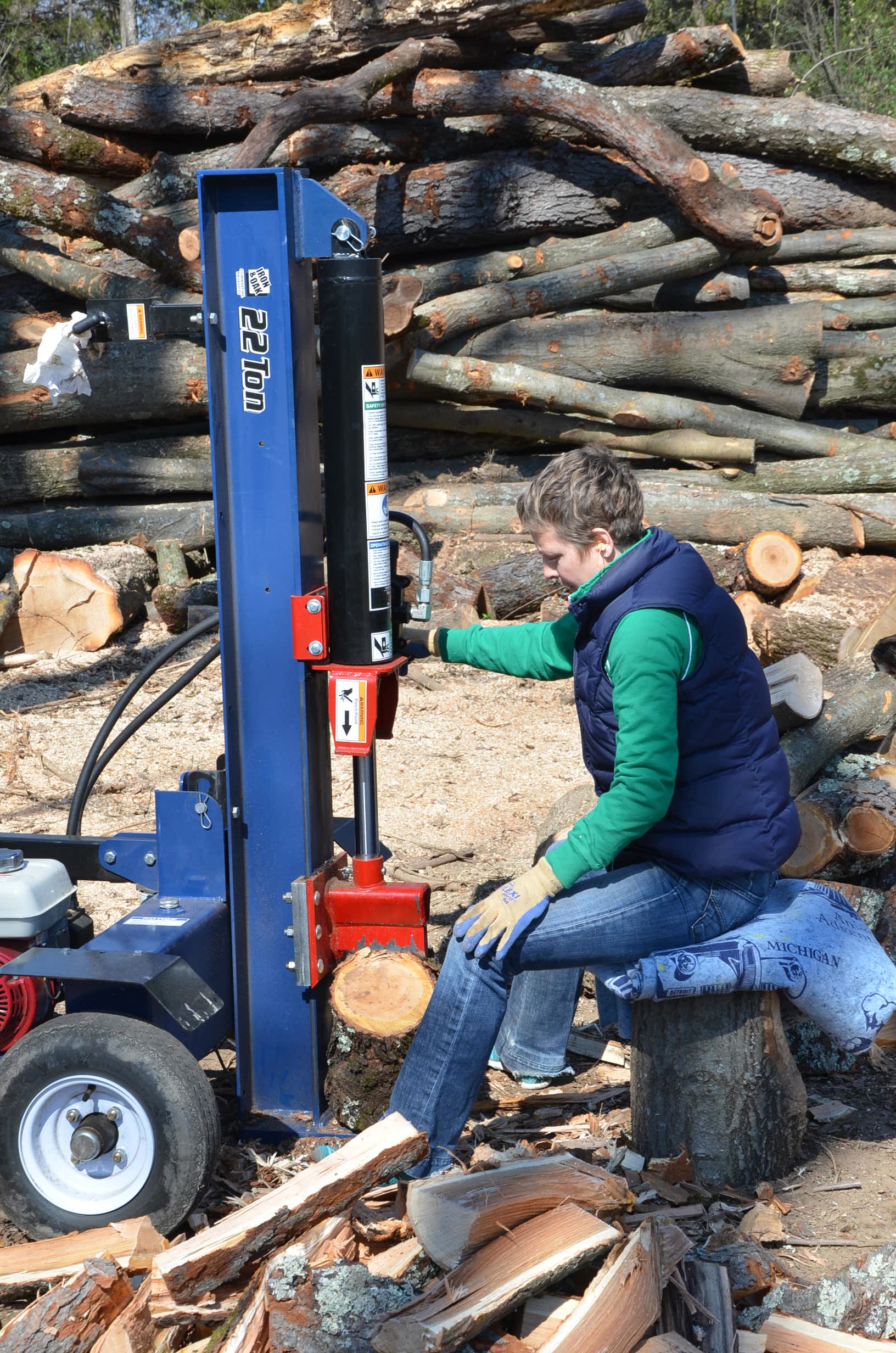 pdf diy log splitter designs plans diy free small wood